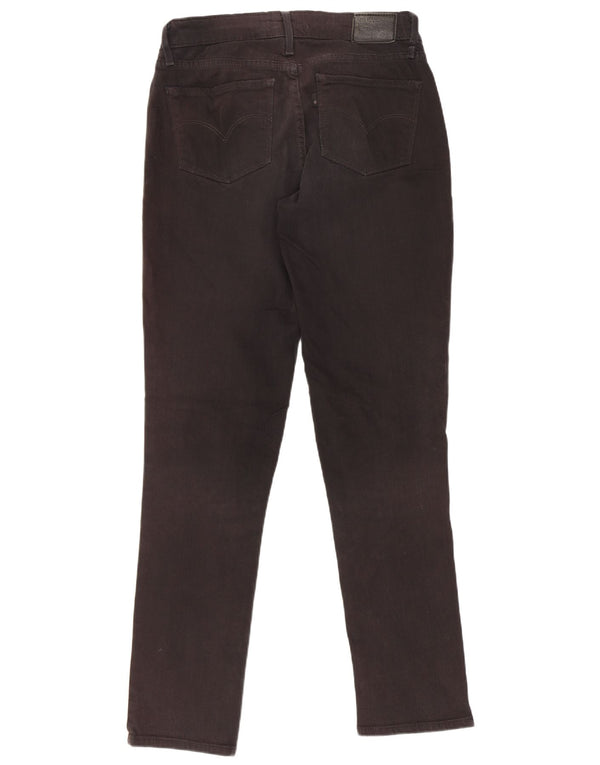 Levi's Mujer 712 Slim Jeans W26 L30 Algodón Negro