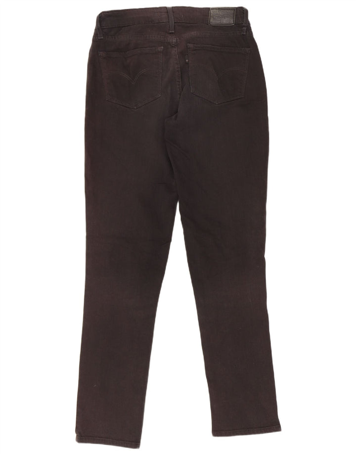 Levi's Mujer 712 Slim Jeans W26 L30 Algodón Negro