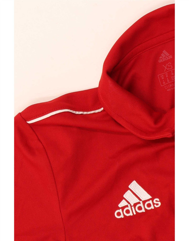 Adidas Mens Climalite Graphic Polo XS Rojo