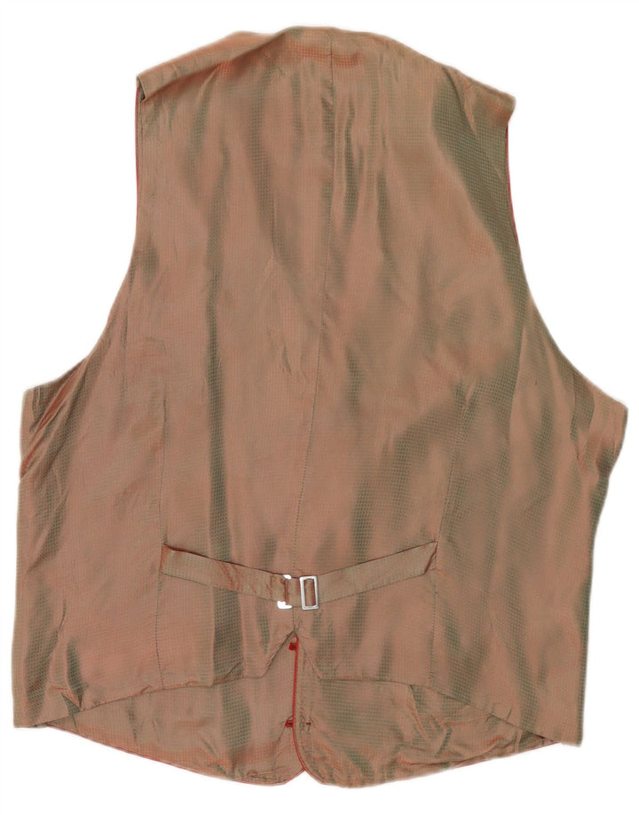 Chaleco VINTAGE para hombre IT 50 Viscosa color block rojo medio