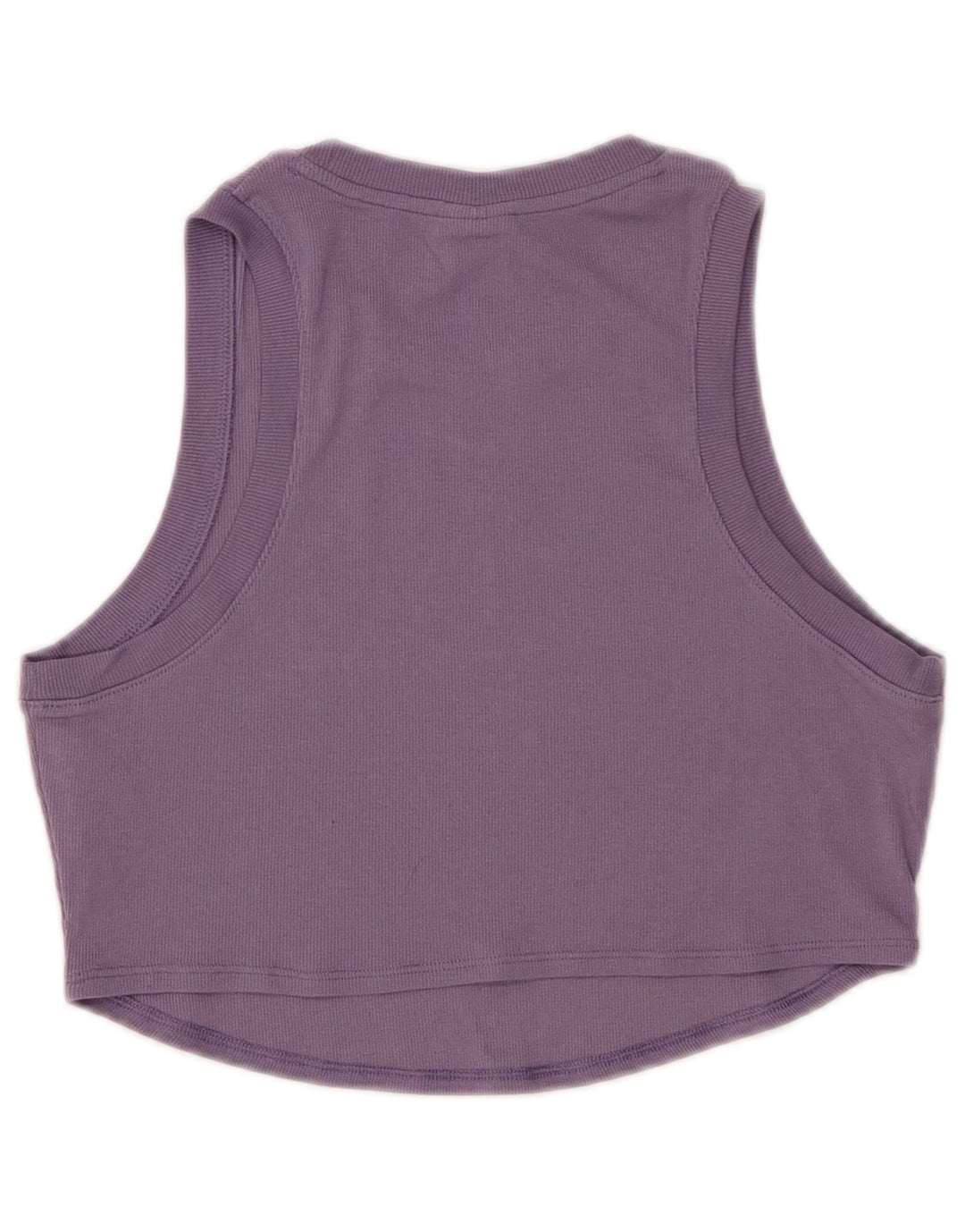 NIKE Top corto para mujer UK 12 Poliéster morado mediano