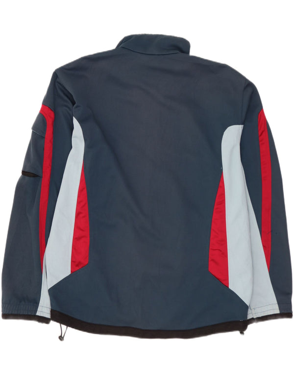 DIADORA Chaqueta de chándal para hombre ES 38 Medium Azul marino Colorblock