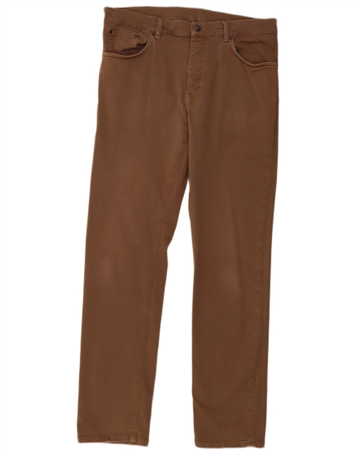 GANT Pantalón casual de corte regular para hombre W38 L34 Algodón marrón