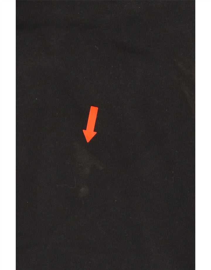 PUMA Jersey con capucha gráfica para hombre Algodón negro mediano
