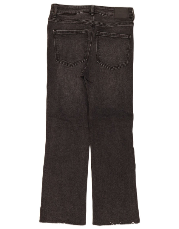Zara Vaqueros Rectos Mujer EU 36 XS W26 L27 Algodón Gris