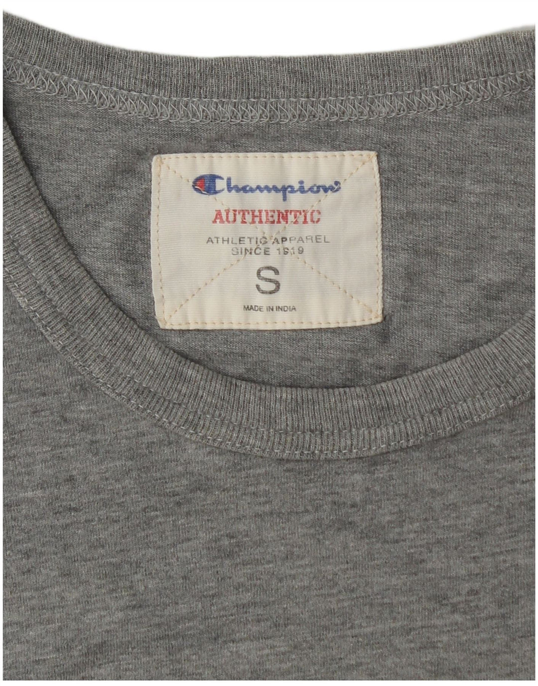 CHAMPION Camiseta gráfica para hombre Top pequeño gris