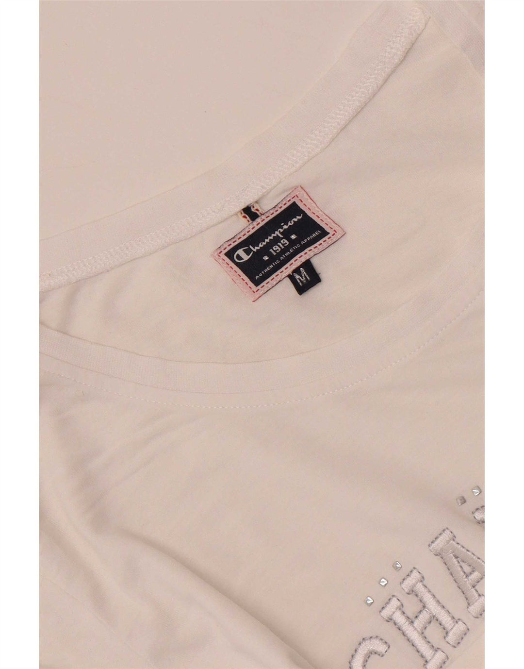 Champion Camiseta gráfica para mujer Top UK 12 Medium White