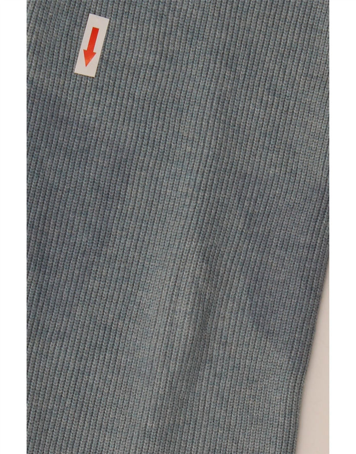 Marks & Spencer Suéter tipo jersey con cuello y cremallera para hombre Poliéster azul grande