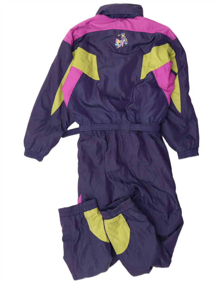 ETIREL Mono de esquí con capucha para hombre mediano W32 L30 poliéster azul marino