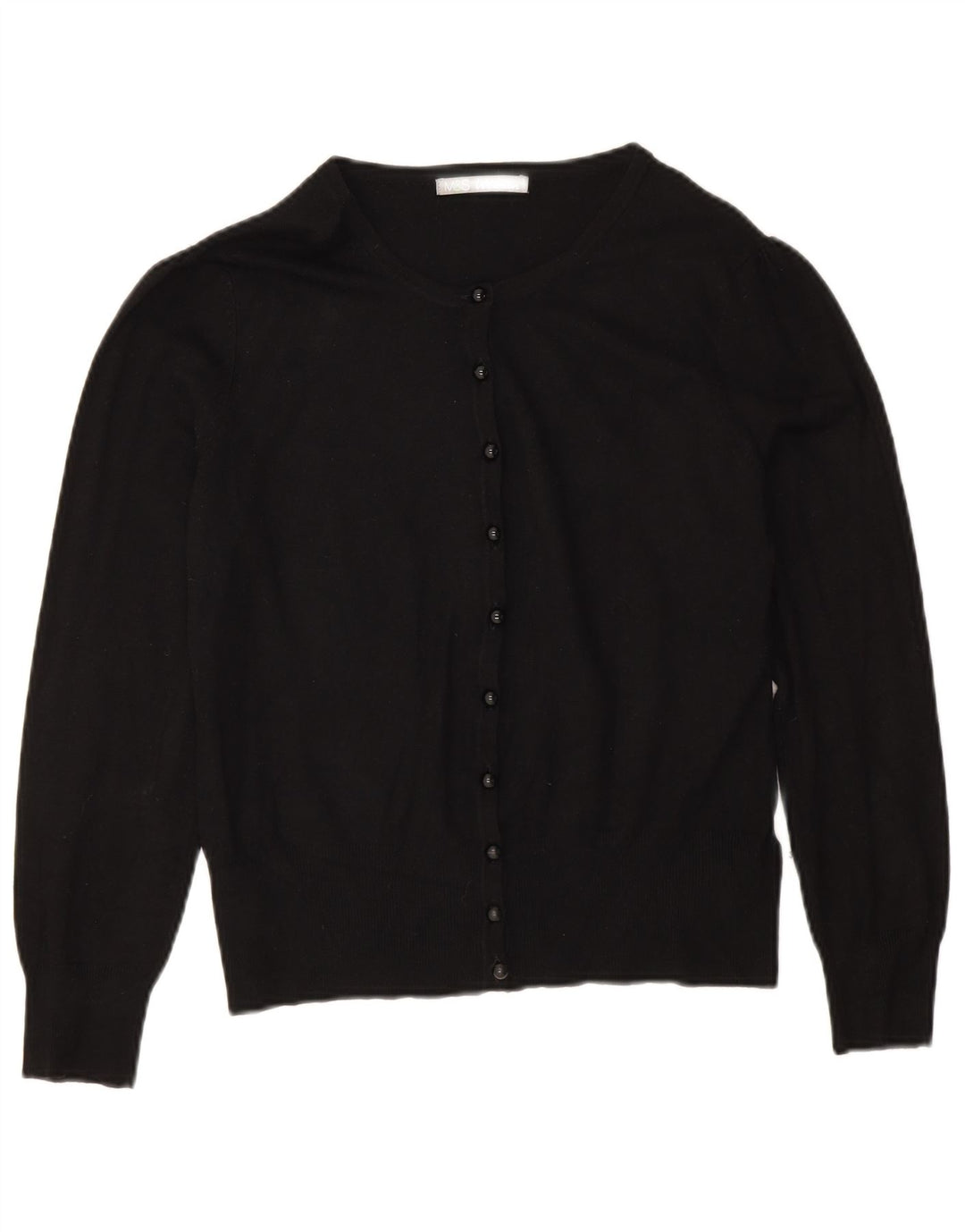Marks & Spencer - Cárdigan para mujer, talla 40, talla grande, viscosa negra