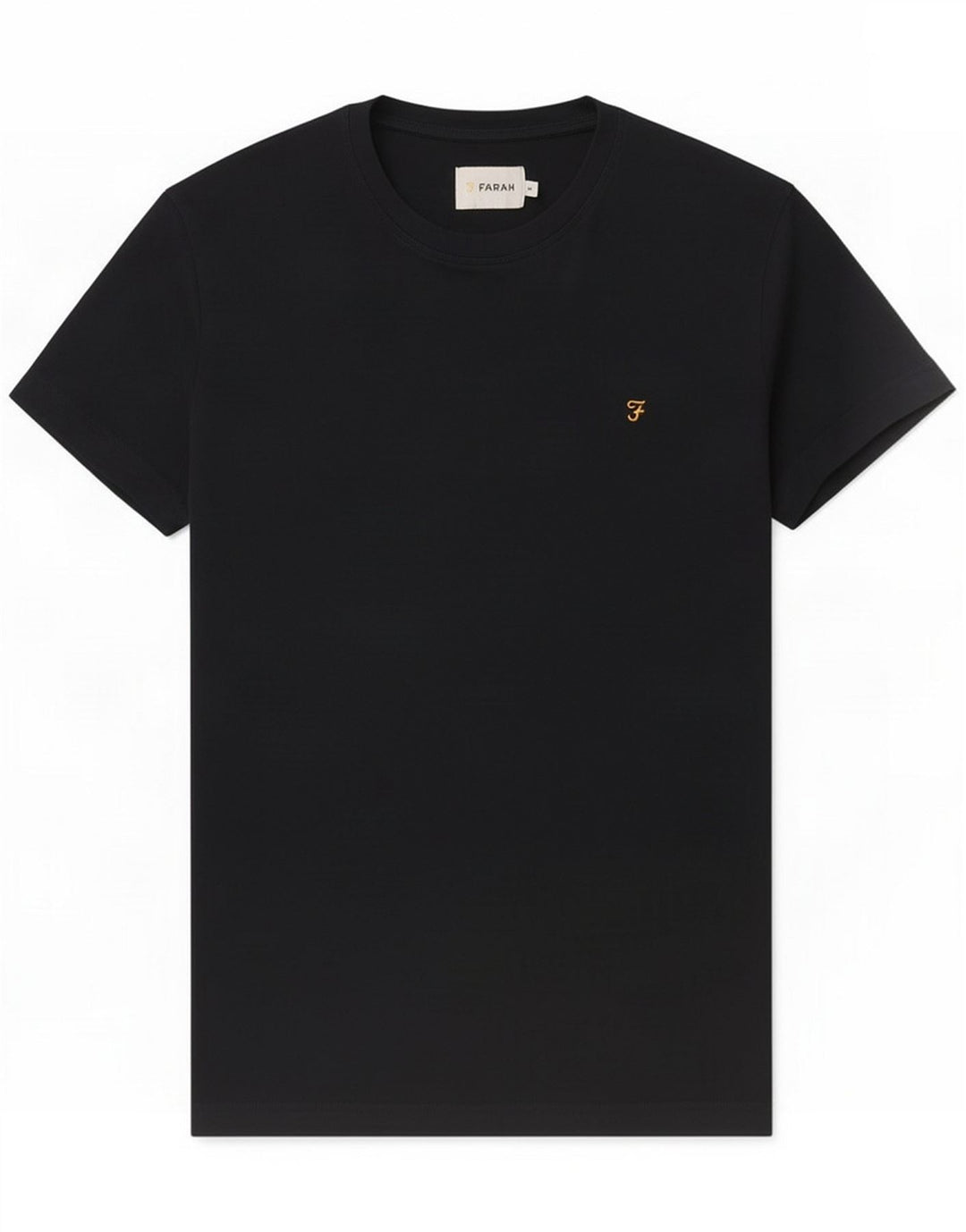 Farah Camiseta para hombre Top Algodón azul marino mediano