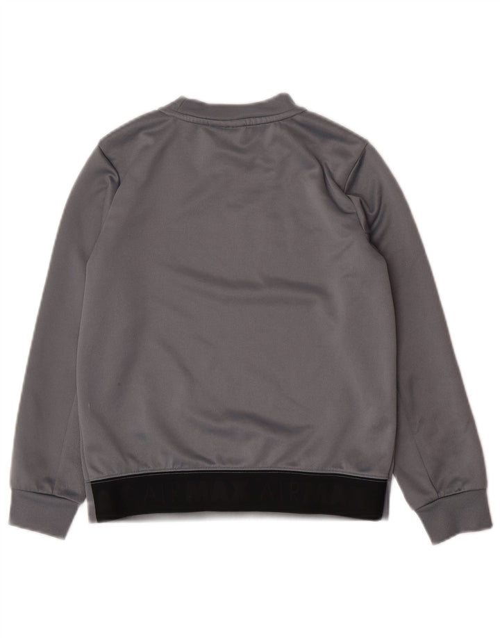 Nike Boys Graphic Sudadera Jumper 8-9 años Pequeño Gris Poliéster