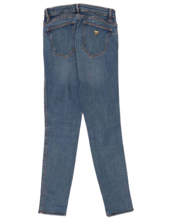 Guess Vaqueros pitillo para niñas Curvy X 9-10 años W25 L25 Poliéster azul