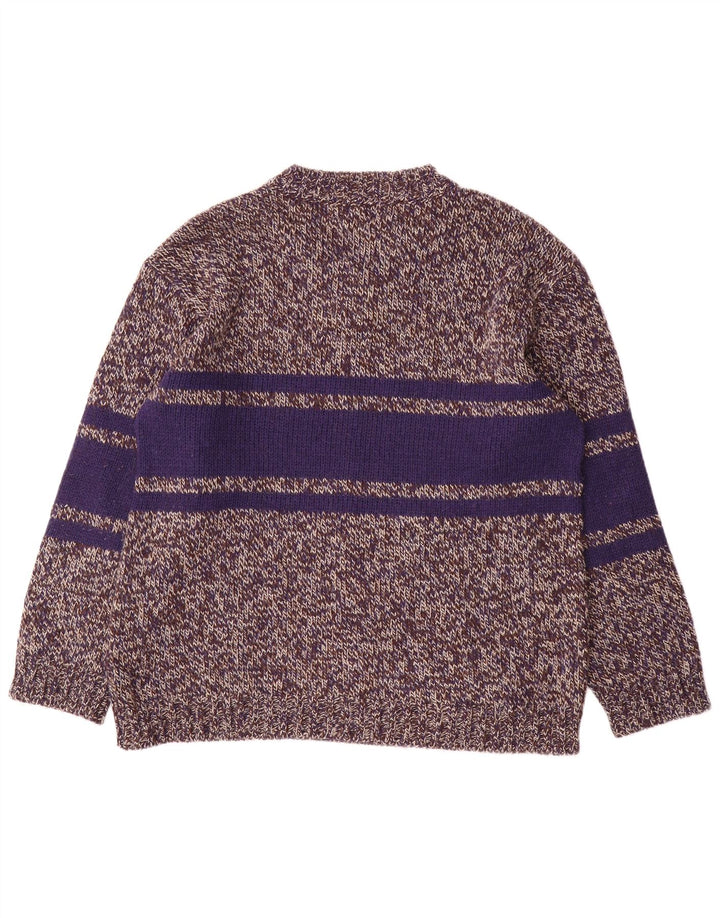 Levi's Jersey con cuello en V para hombre, talla grande, poliacrílico con bloques de color gris