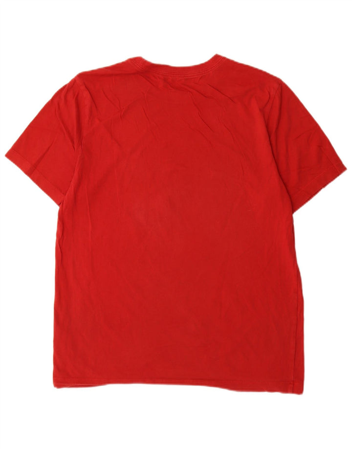 Jordan - Camiseta gráfica para hombre, parte superior de algodón rojo mediano