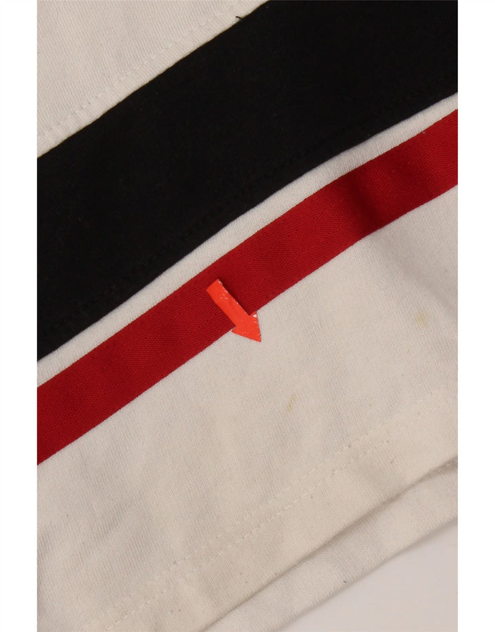Champion Sudadera Con Gráfico Y Cuello Con Cremallera Jumper Medium White Colorblock
