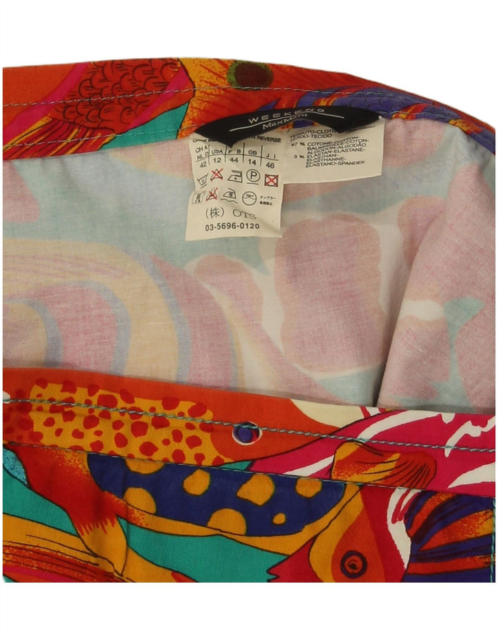 MAX MARA Falda recta de fin de semana para mujer UK 14 Large W30 Multicolor