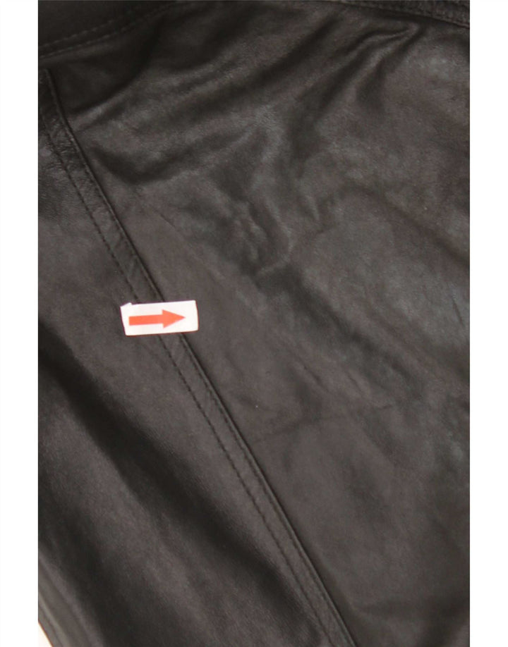 Maze Chaqueta de cuero para hombre IT 50 Cuero negro grande