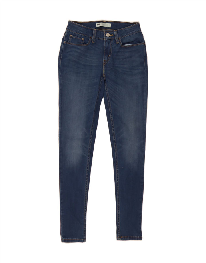 LEVI'S Womens Skinny Jeans W27 L30 Blue Cotton Vintage Levi's and Second-Hand Levi's from Messina Hembry 