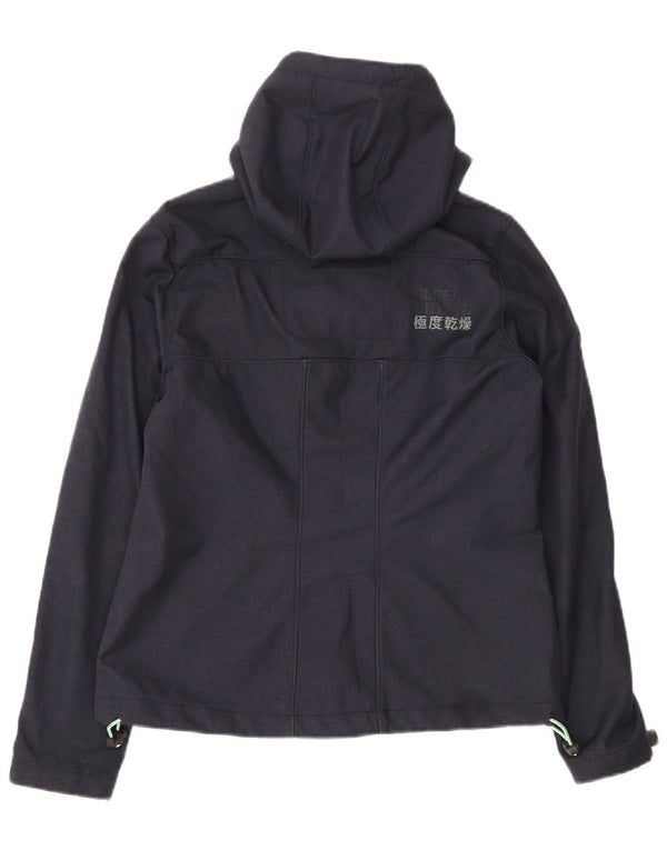 Superdry Chaqueta Cortavientos con Capucha Windtrekker para Hombre UK 38 Medium Azul Marino