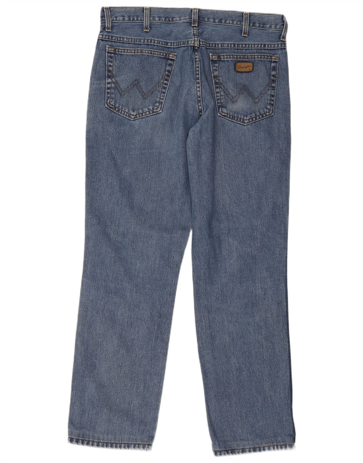 Wrangler Vaqueros rectos para hombre W36 L34 Algodón azul