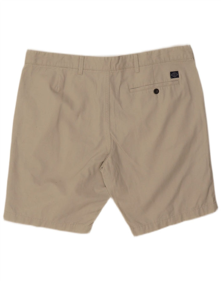 Marks & Spencer Pantalones cortos chinos para hombre W38 XL Algodón beige