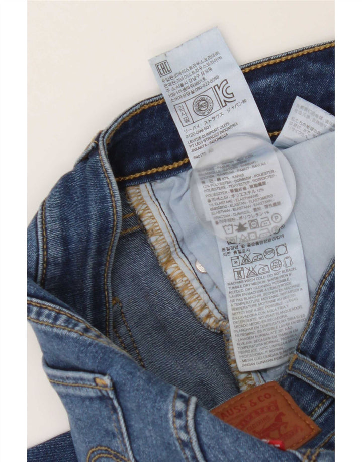 Vaqueros Levi's Mujer 714 Rectos W25 L34 Algodón Azul