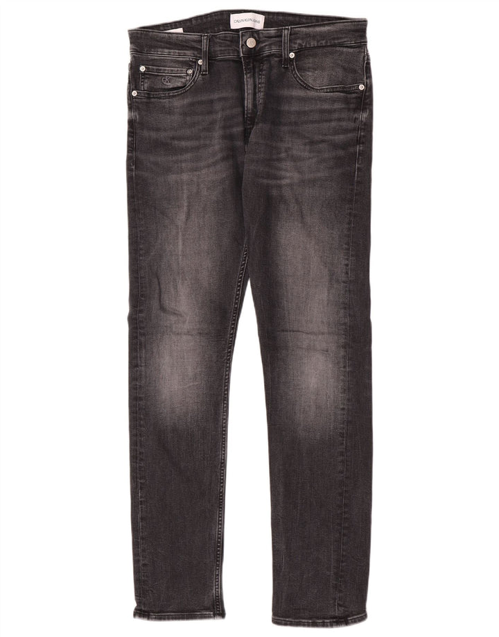 Calvin Klein Jeans ajustados para hombre W32 L32 Algodón gris