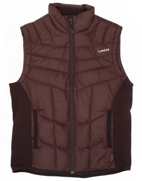 Wed Ze Chaleco acolchado para hombre ES 38 Marrón medio Poliamida color block