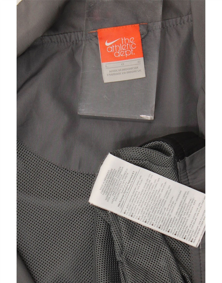 Nike - Chaqueta de chándal para hombre, talla grande, color gris, poliéster