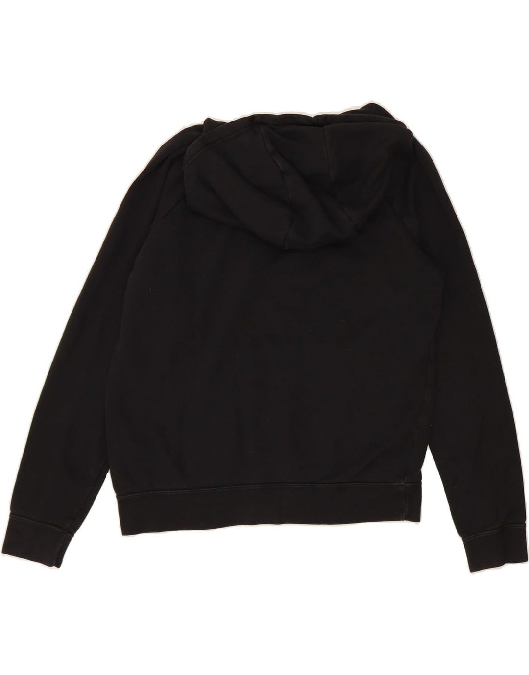 NIKE Womens Oversized Hoodie Jumper UK 14 Medium Black Cotton Vintage Nike and Second-Hand Nike from Messina Hembry 