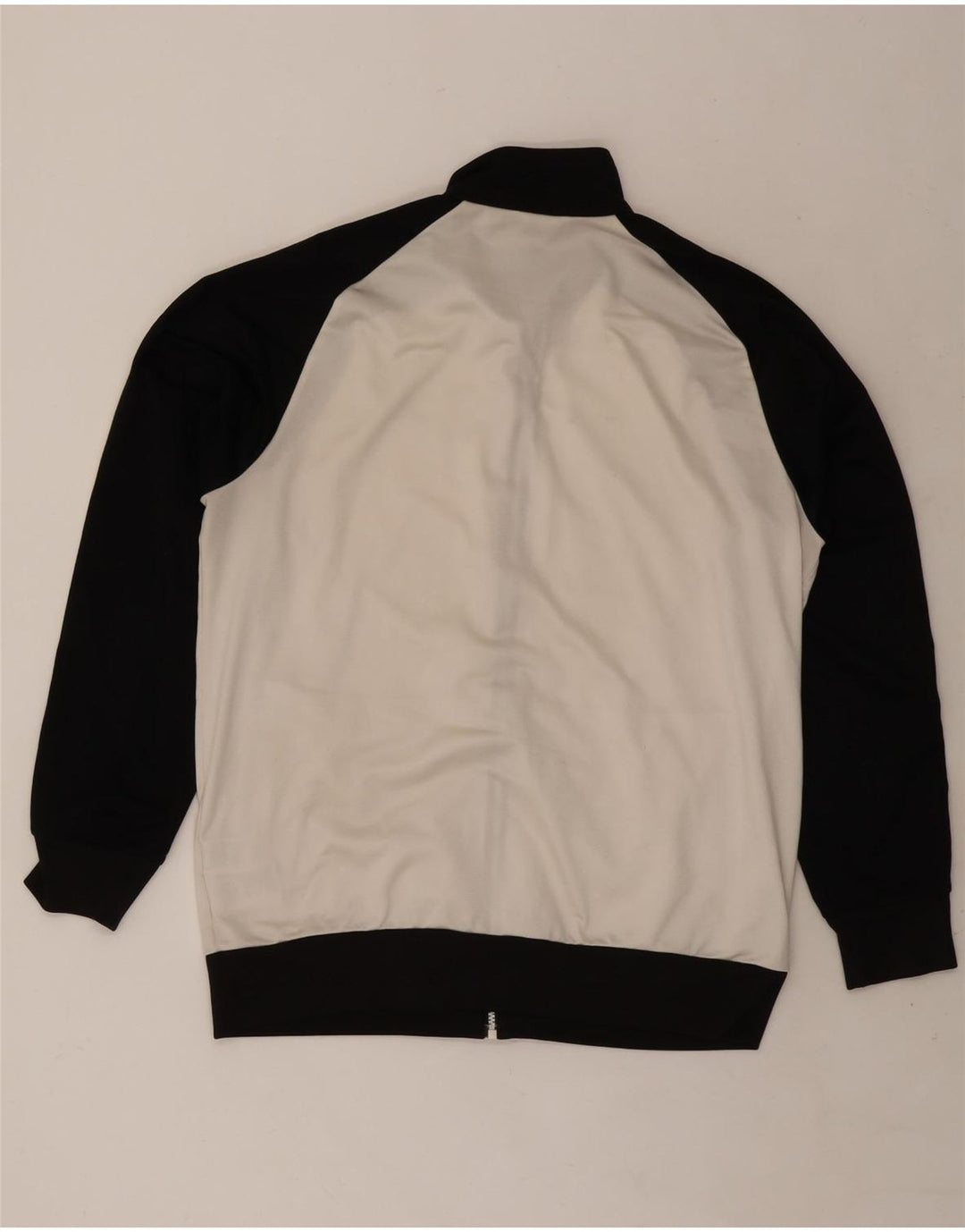 Adidas Hombre Chándal Top Chaqueta UK 46/48 XL Blanco Poliéster