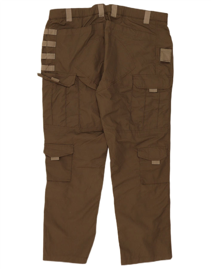 Free Soldier Pantalones cargo ajustados para hombre W42 L33 Poliéster caqui