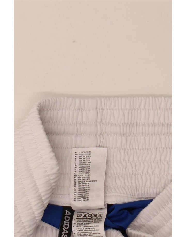 Adidas Hombre Boxeo Deporte Shorts Grande Azul Colorblock Poliéster