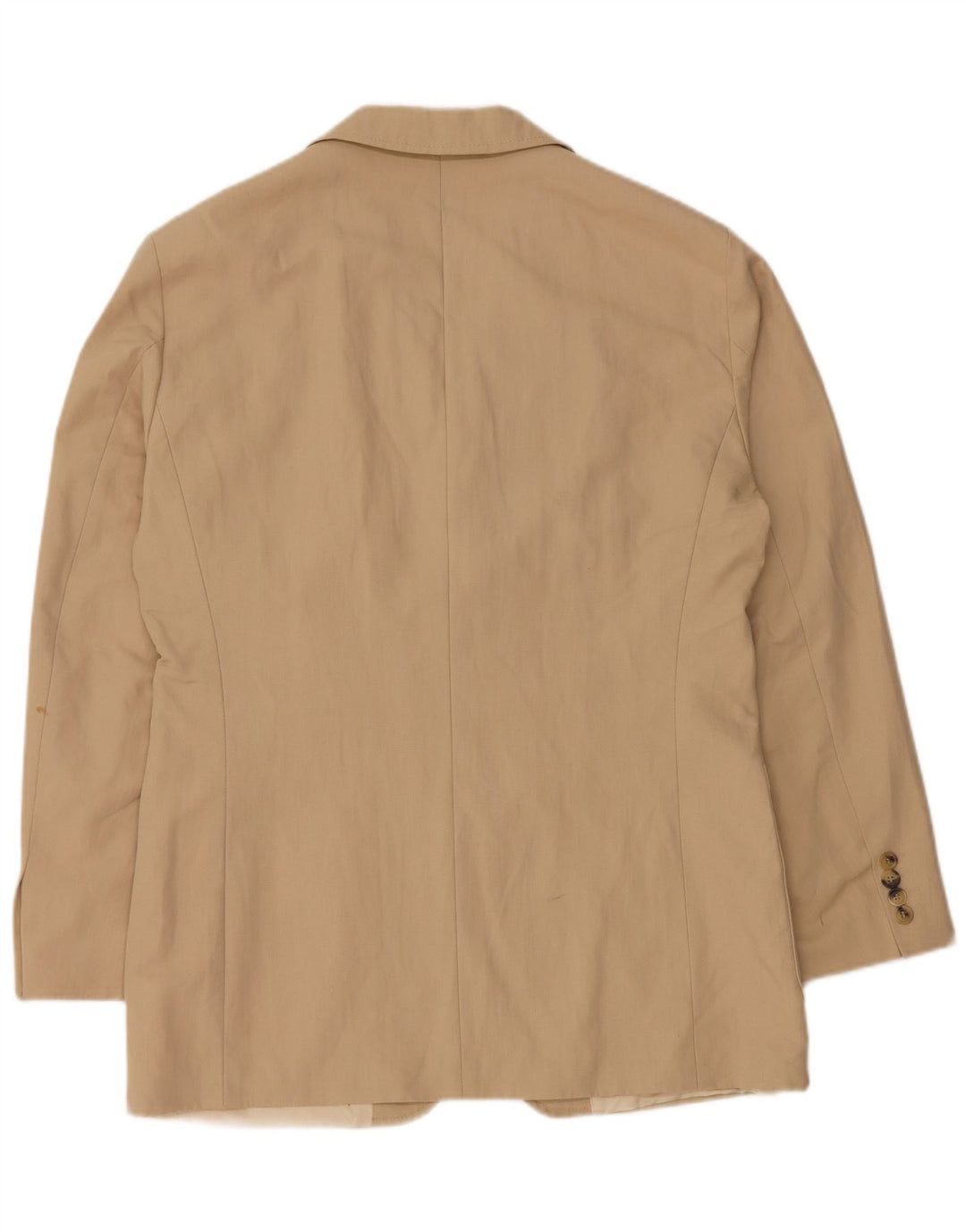 Hugo Boss Chaqueta tipo blazer de 3 botones para hombre EU 48 Algodón beige medio