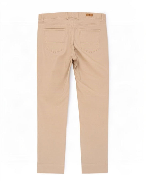 Massimo Dutti Pantalón Casual Hombre EU 42 Large W32 L30 Beige Geométrico