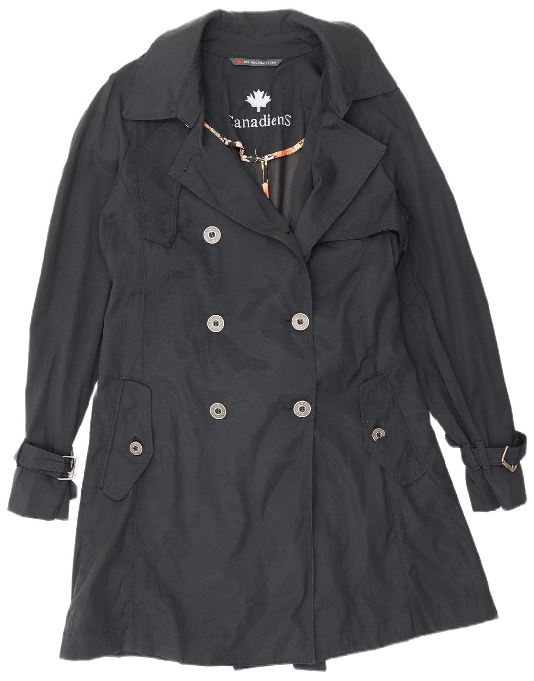 Gabardina Canadiens para mujer IT 44 Nylon azul marino mediano