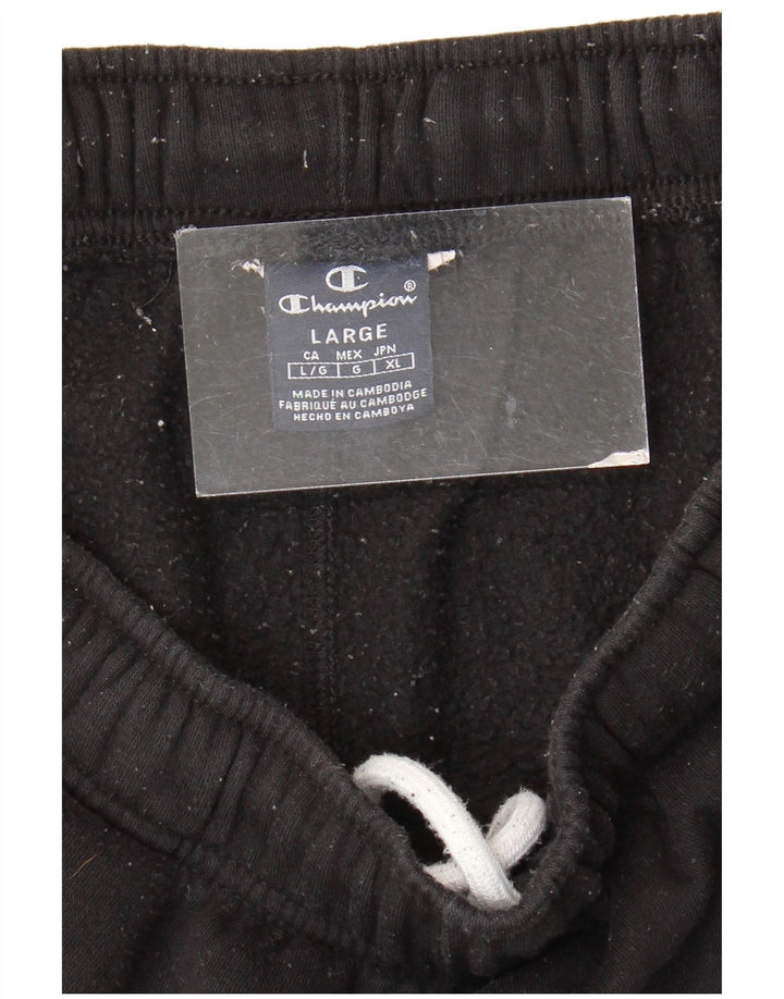 Champion Pantalones De Chándal Para Hombre Grande Negro