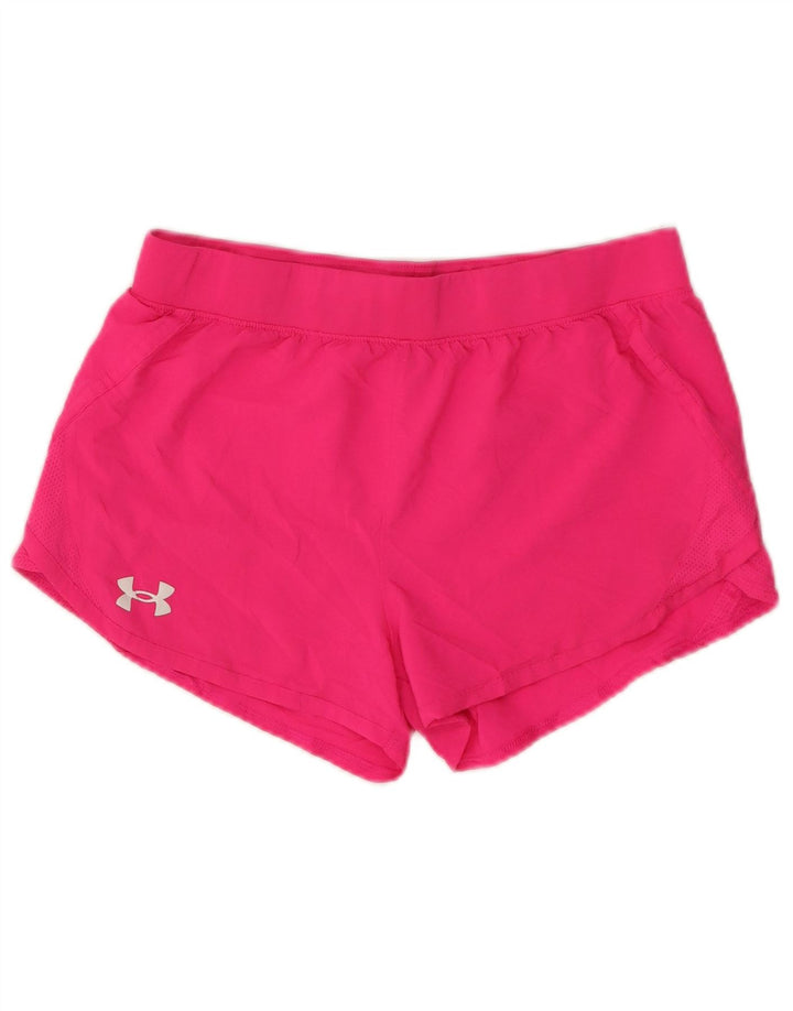 UNDER ARMOUR Pantalones cortos deportivos para niña 11-12 años Grande Rosa Poliéster
