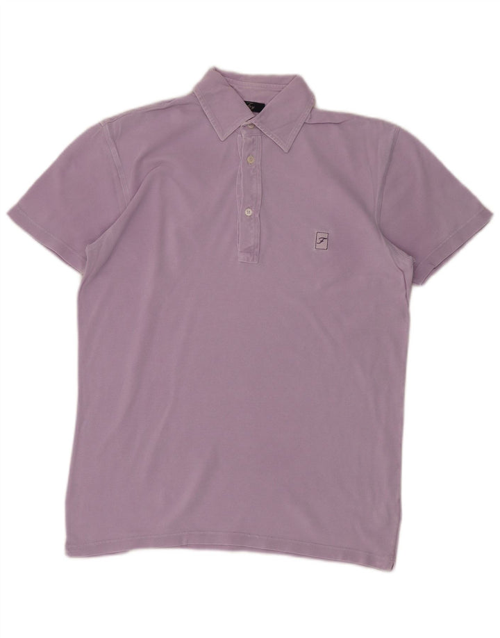 Fay Polo Hombre IT 48 Algodón Morado Medio
