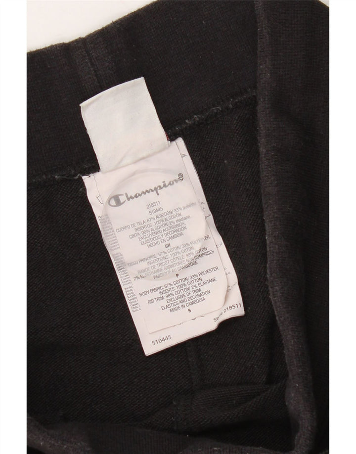 Champion Pantalones Cortos Deportivos Gráficos para Hombre Pequeño Algodón Negro