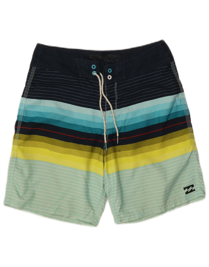Billabong Bañador tipo shorts para niño 15-16 años Poliéster a rayas multicolor