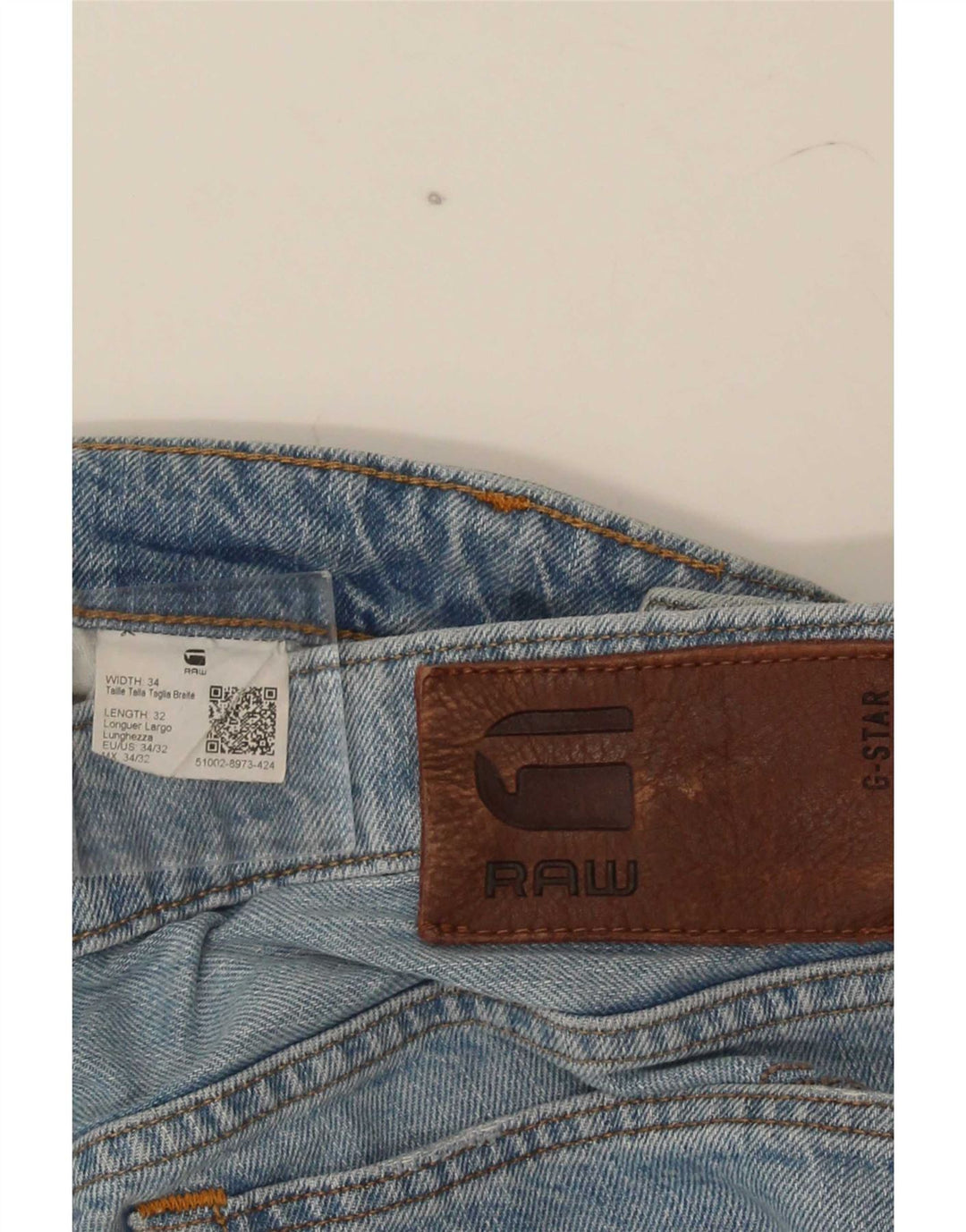 Vaqueros G-Star Hombre 3301 Slim W34 L32 Azul
