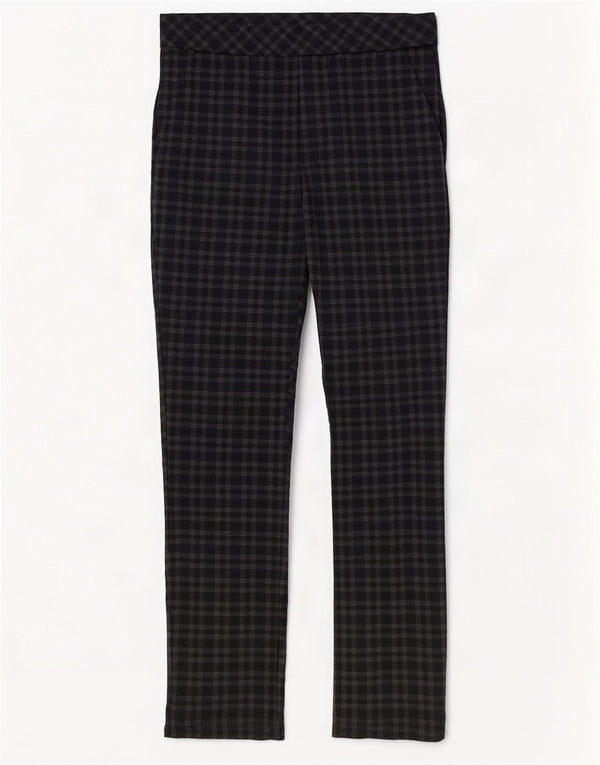 Marks & Spencer Pantalones Casuales para Mujer UK 12 Medium W30 L29 Brown Check