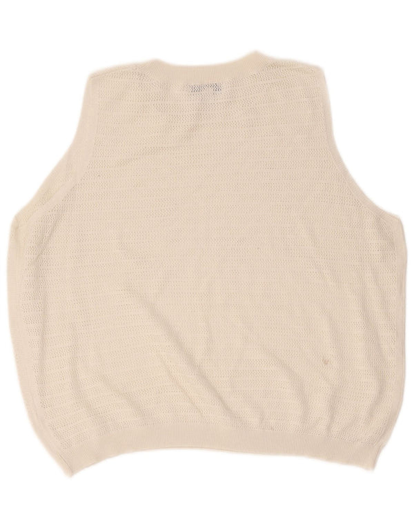 Marks & Spencer - Camiseta sin mangas para mujer, talla 40, talla XL, color blanco a rayas