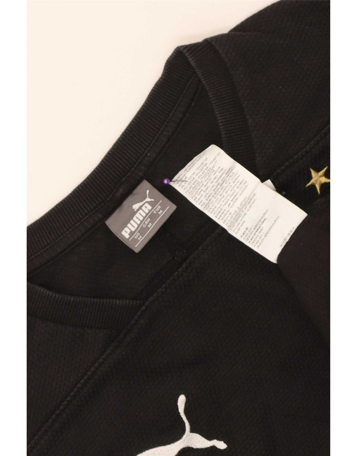 Puma Hombre BVB Dortmund Sudadera Jumper Medium Negro Algodón