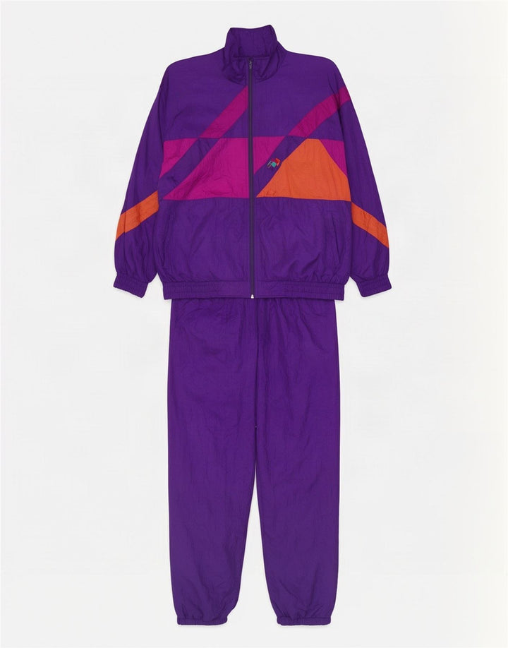 Brugi Chándal completo para hombre, talla grande, color morado