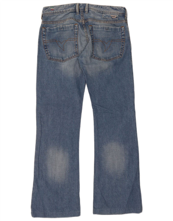 Diesel Hombre Zathan Vaqueros Bootcut W31 L30 Algodón Azul