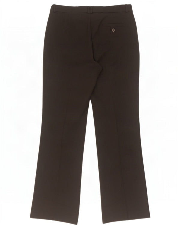 Marks & Spencer Pantalones de traje con corte de bota para mujer UK 10 Small W31 L30 Negro