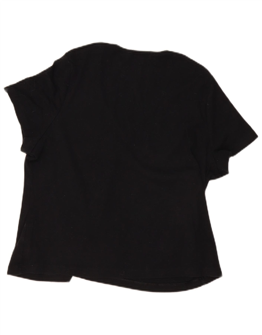 Marks & Spencer Blusa para Mujer Top UK 22 3XL Algodón Negro